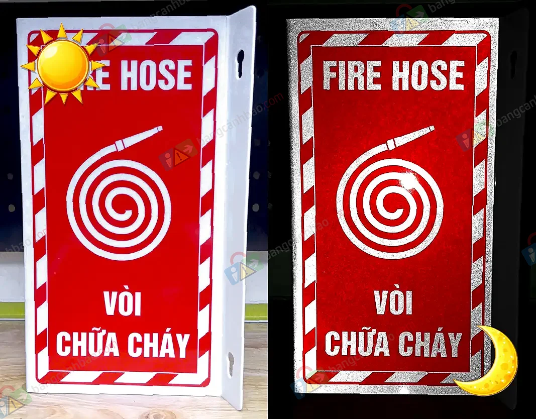 Bảng Tam Giác Vòi Chữa Cháy Phản Quang